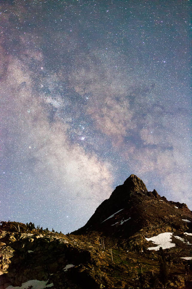 Milky Way core over Mineral King Peak