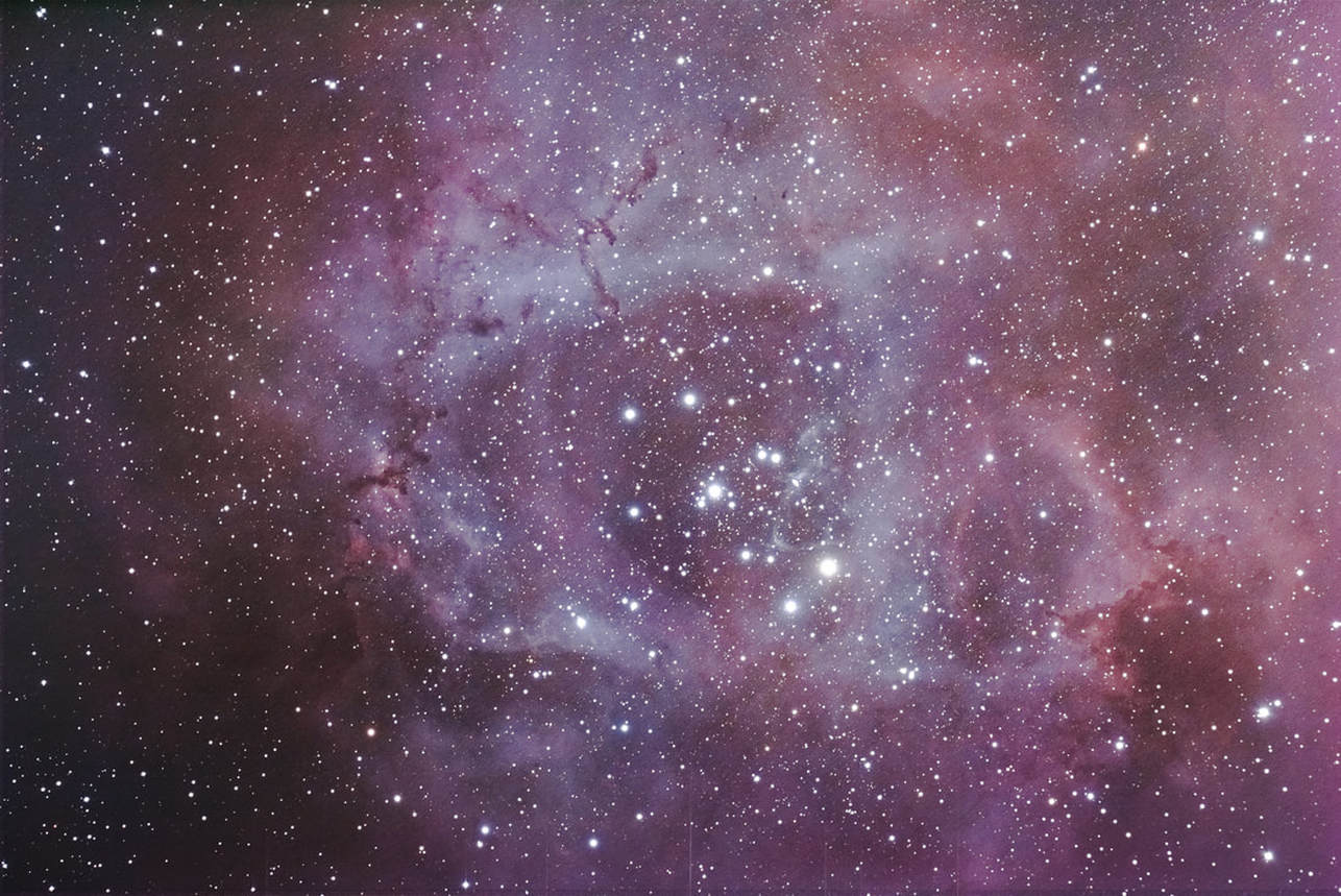 Wide-field view of the Rosette Nebula